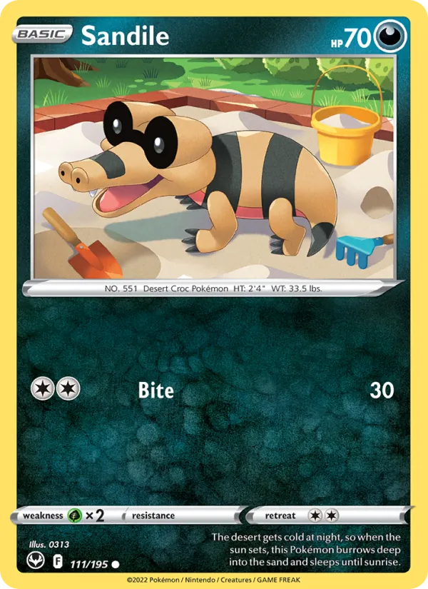 Sandile #111 – Silver Tempest card