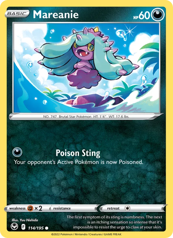 Mareanie #114 – Silver Tempest card