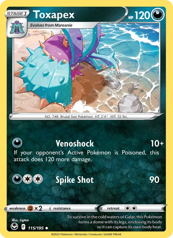 Toxapex #115 – Silver Tempest card