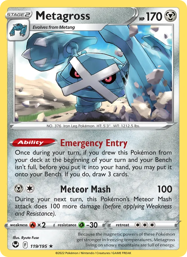 Metagross #119 – Silver Tempest card
