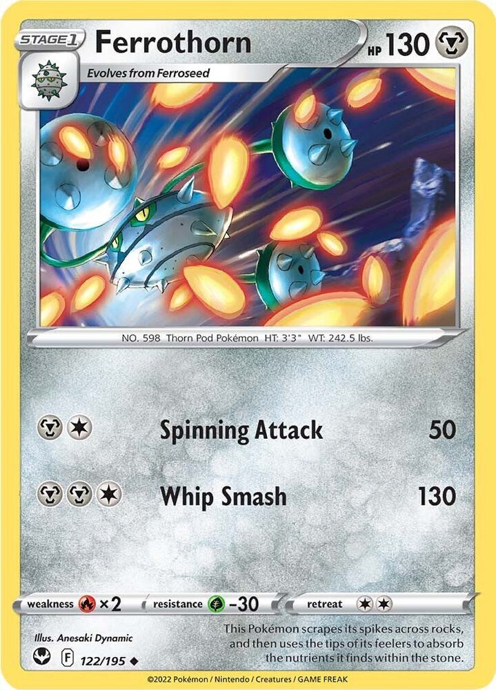 Ferrothorn #122 – Silver Tempest card