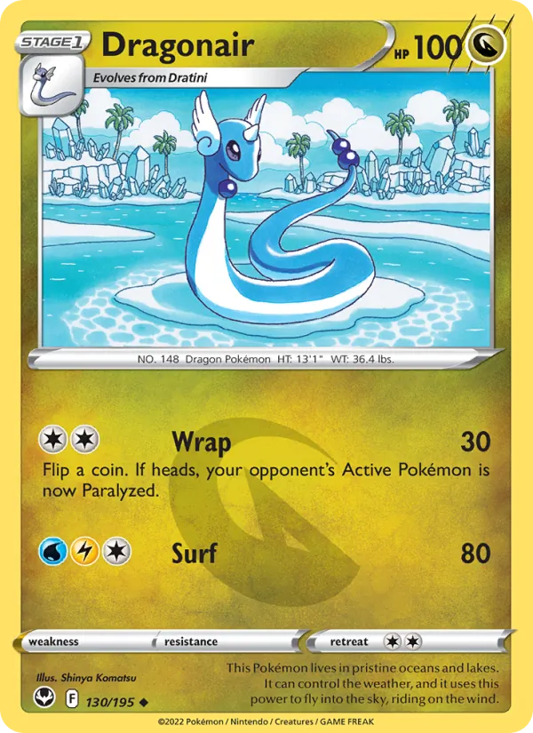 Dragonair #130 – Silver Tempest card