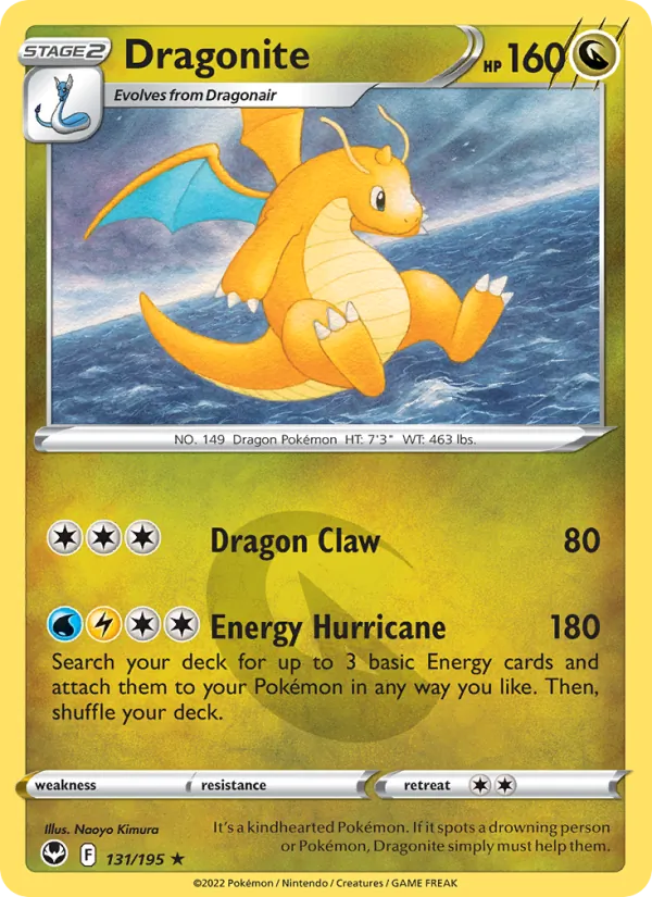 Dragonite #131 – Silver Tempest card