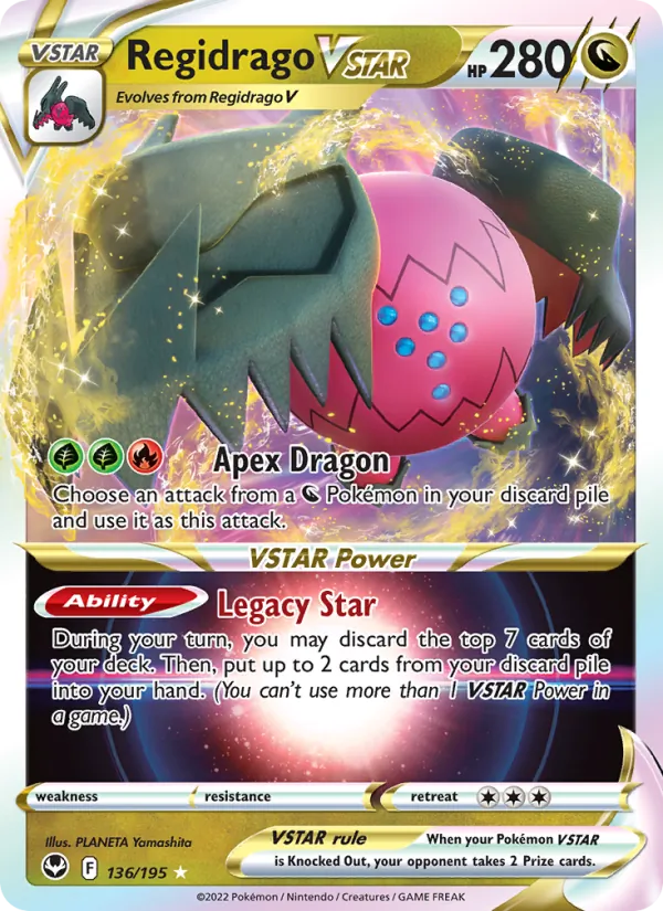 Regidrago VSTAR #136 – Silver Tempest card