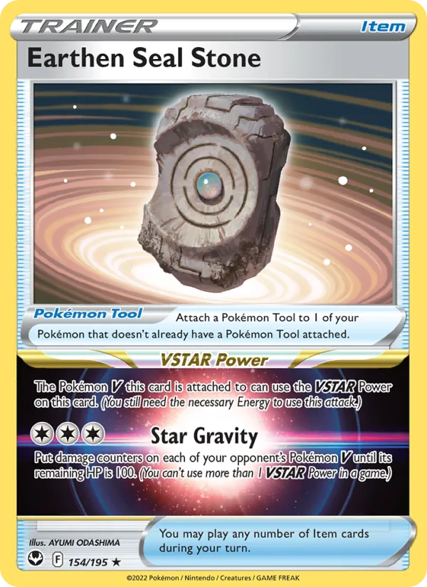 Earthen Seal Stone #154 – Silver Tempest card