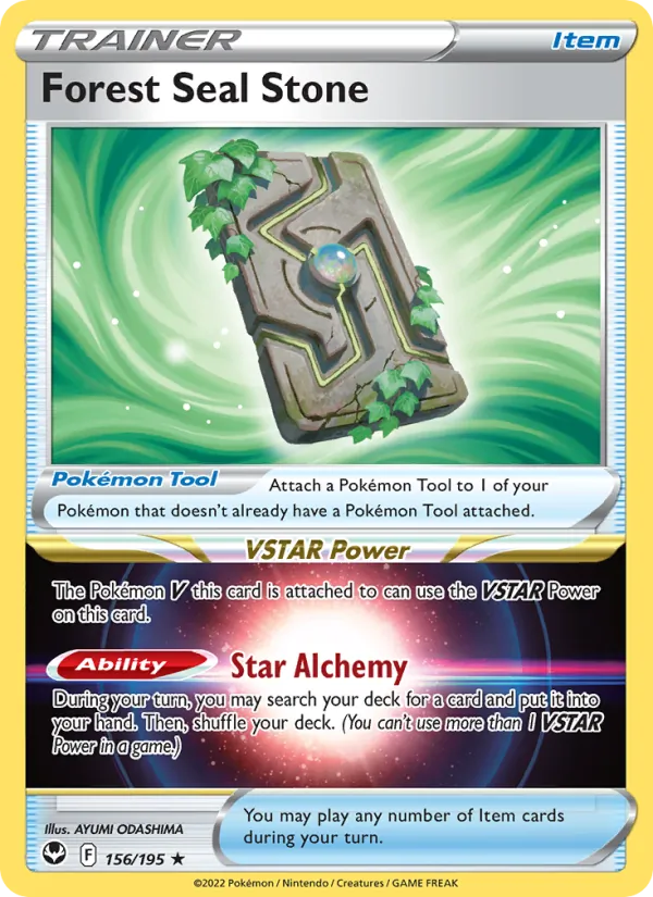 Forest Seal Stone #156 – Silver Tempest card