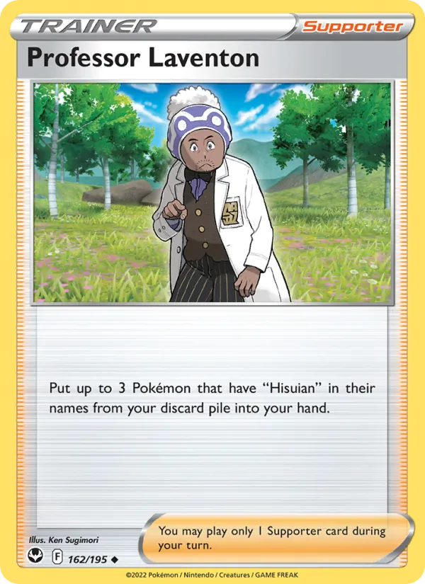 Professor Laventon #162 – Silver Tempest card