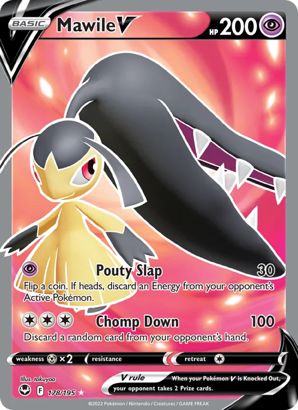Mawile V #178 – Silver Tempest card