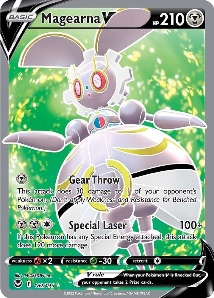 Magearna V #182 – Silver Tempest card
