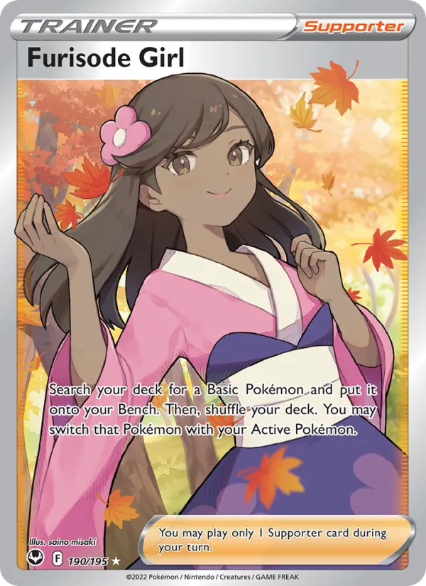 Furisode Girl #190 – Silver Tempest card