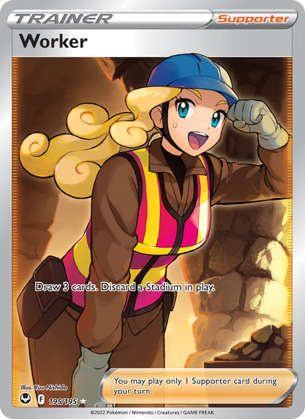 Worker #195 – Silver Tempest card