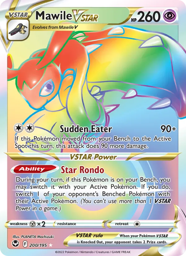 Mawile VSTAR #200 – Silver Tempest card