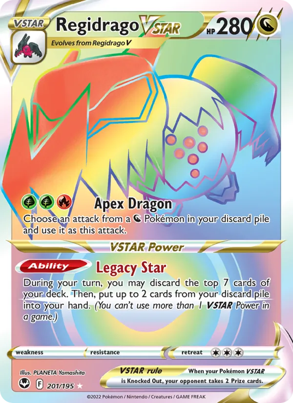 Regidrago VSTAR #201 – Silver Tempest card