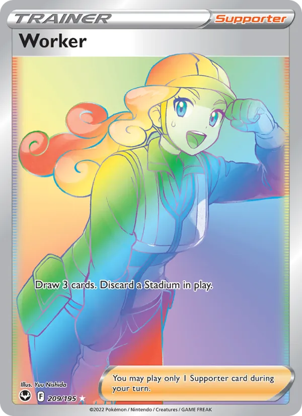 Worker #209 – Silver Tempest card