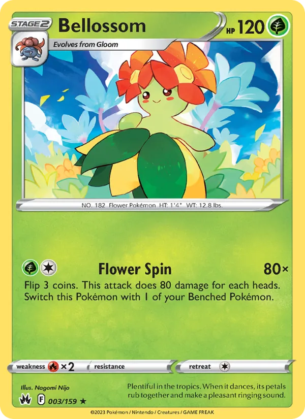 Bellossom #003 – Crown Zenith card