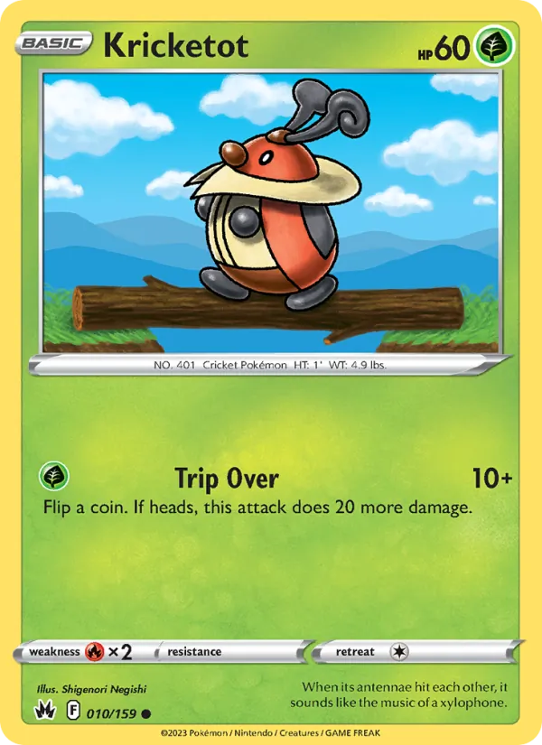 Kricketot #010 – Crown Zenith card