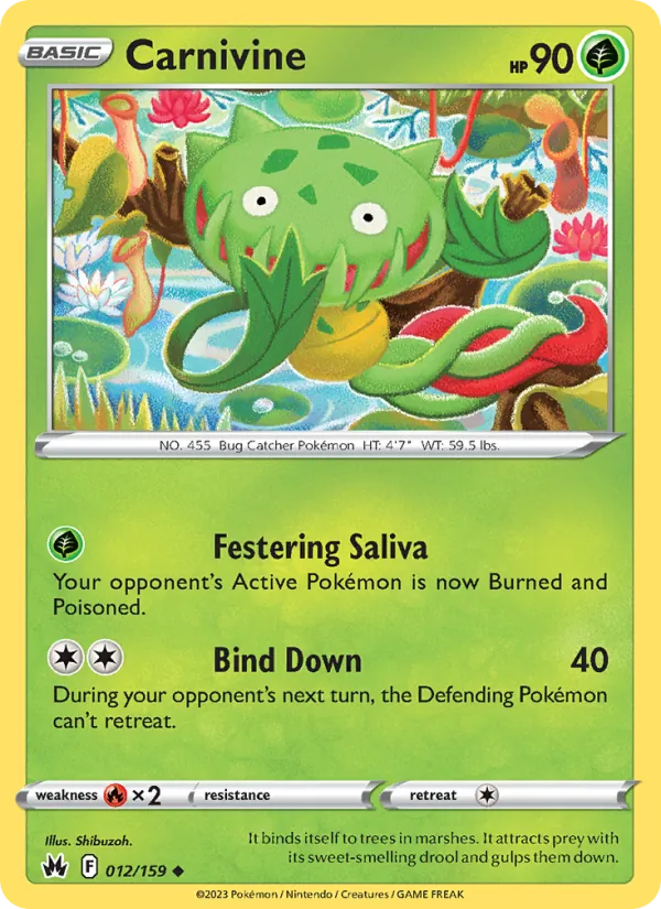 Carnivine #012 – Crown Zenith card