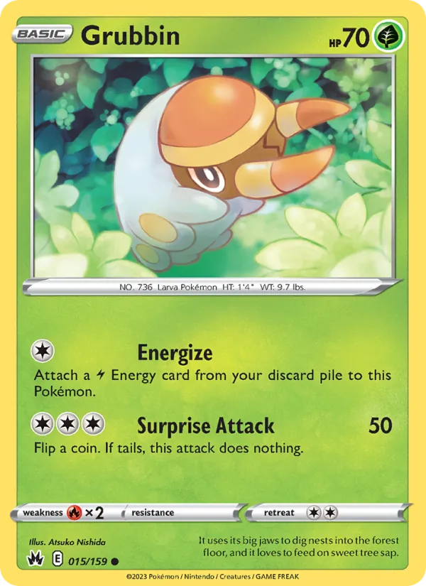 Grubbin #015 – Crown Zenith card