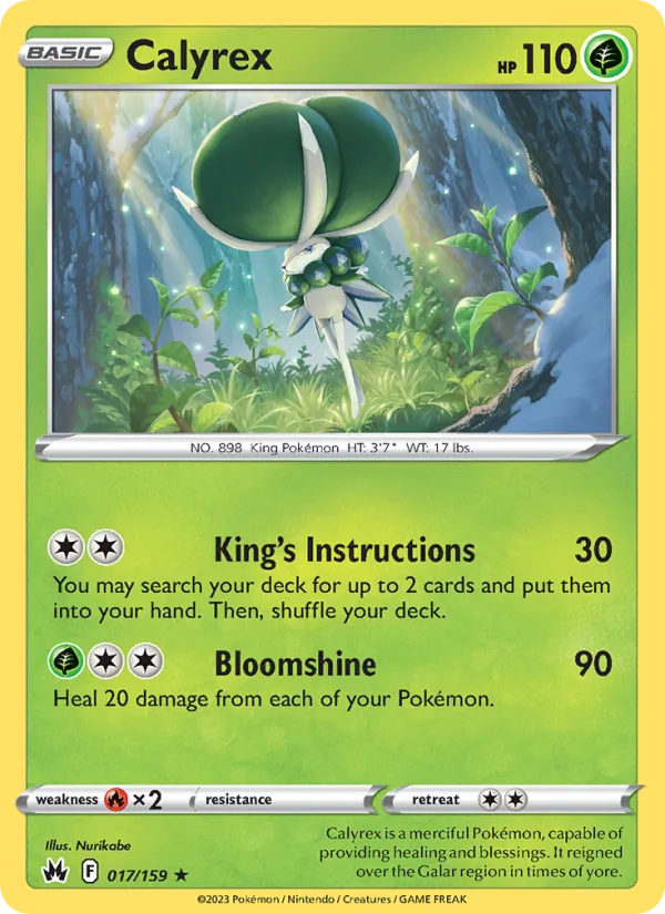 Calyrex #017 – Crown Zenith card