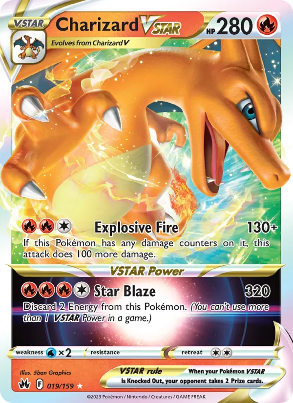 Charizard VSTAR #019 – Crown Zenith card