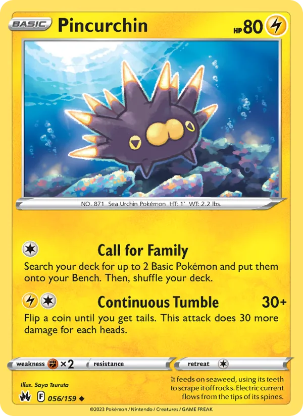 Pincurchin #056 – Crown Zenith card
