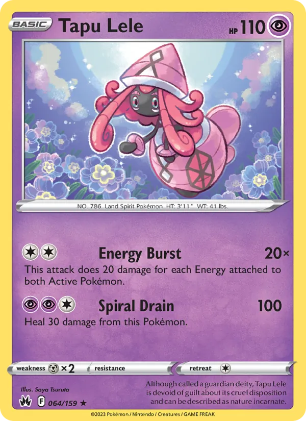 Tapu Lele #064 – Crown Zenith card