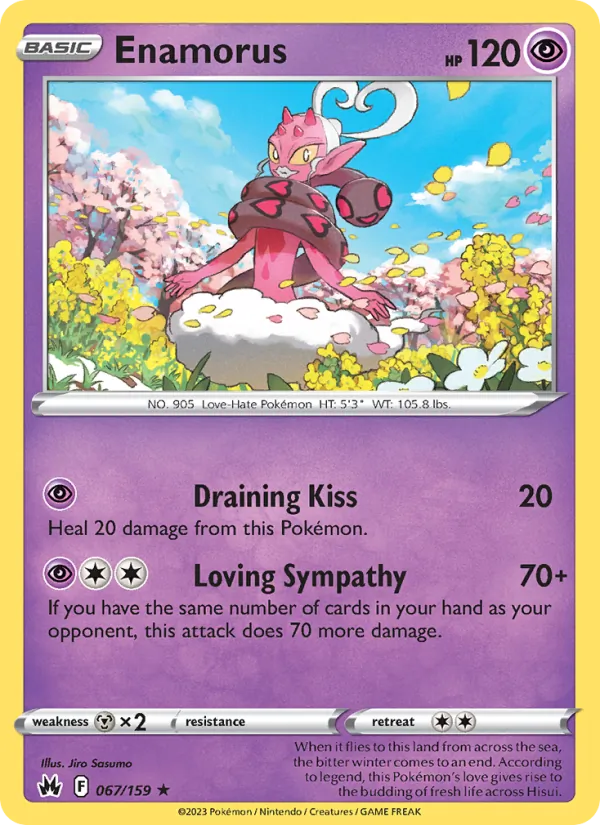 Enamorus #067 – Crown Zenith card
