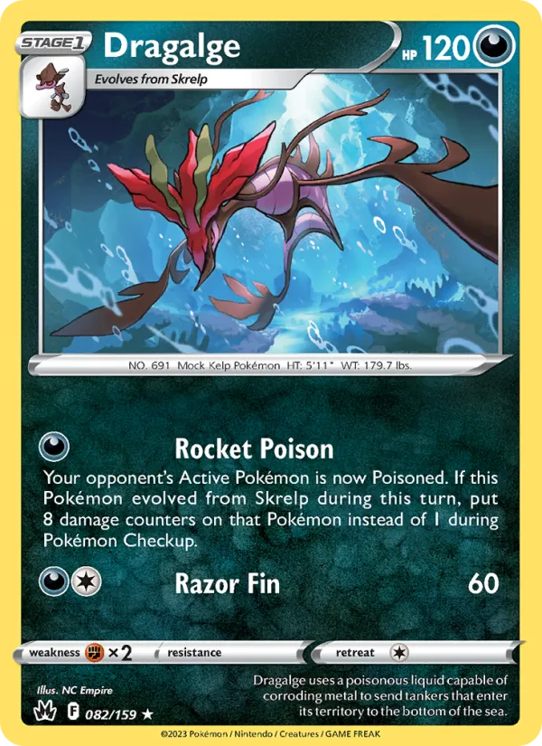 Dragalge #082 – Crown Zenith card