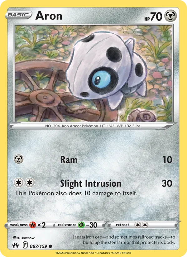 Aron #087 – Crown Zenith card