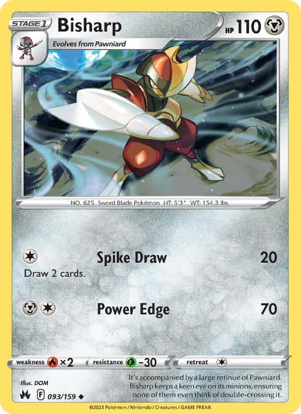 Bisharp #093 – Crown Zenith card