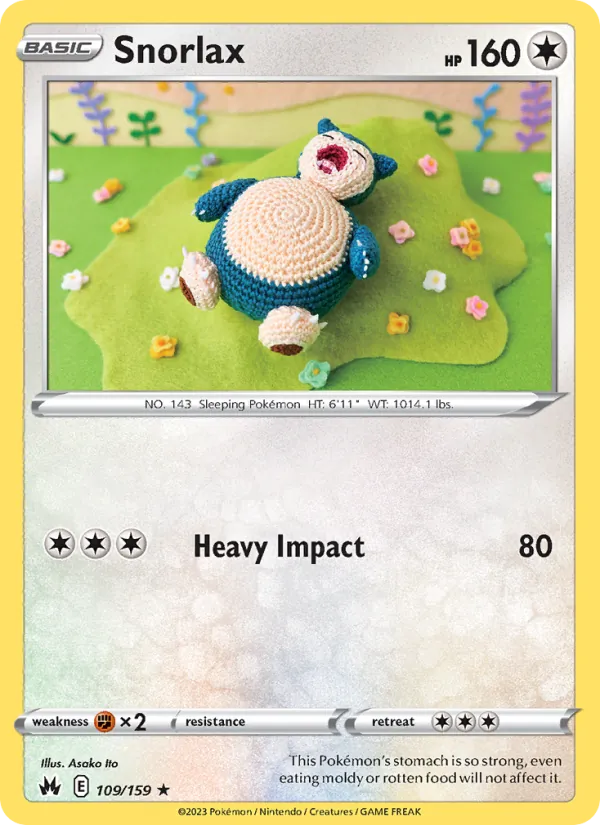 Snorlax #109 – Crown Zenith card