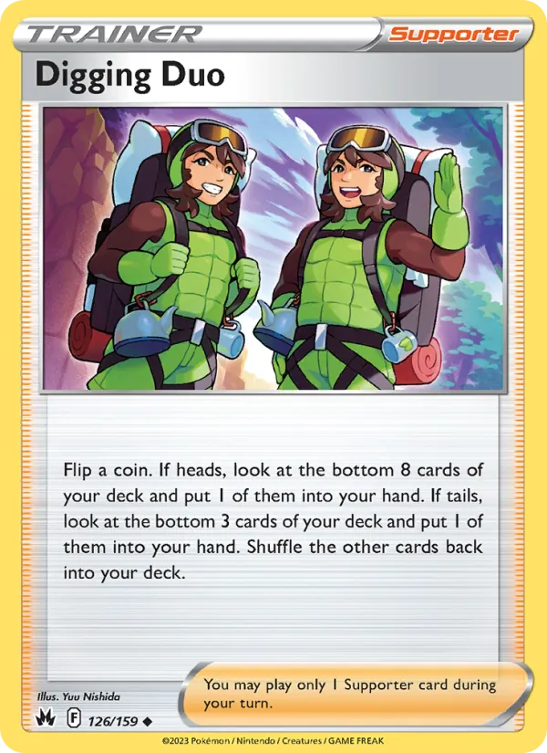Digging Duo #126 – Crown Zenith card