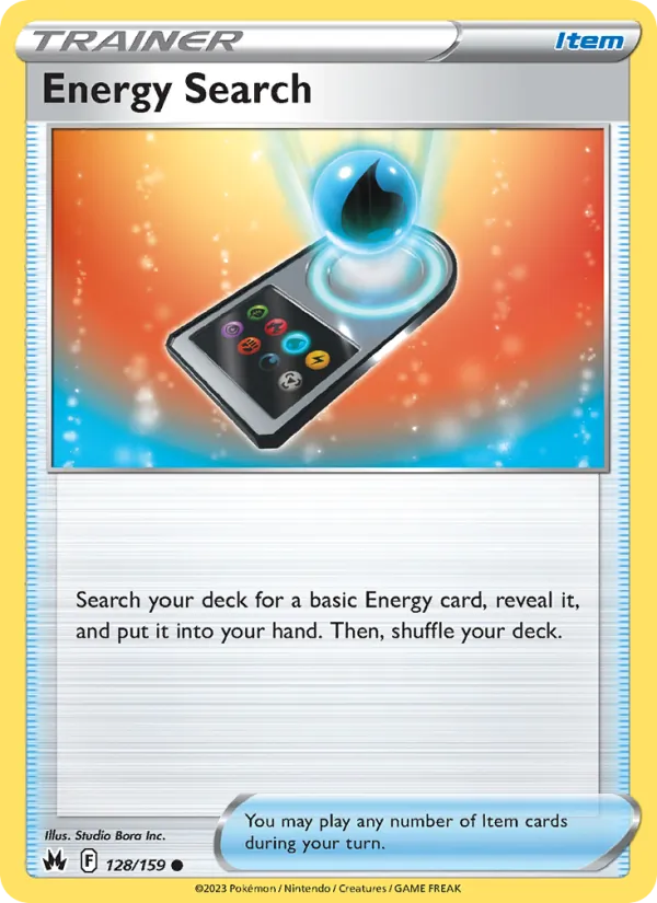 Energy Search #128 – Crown Zenith card