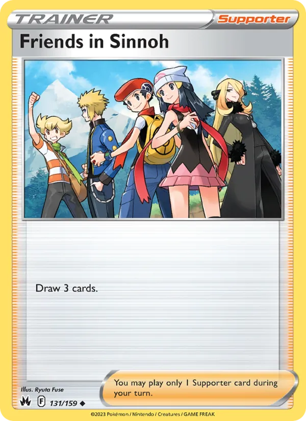 Friends in Sinnoh #131 – Crown Zenith card