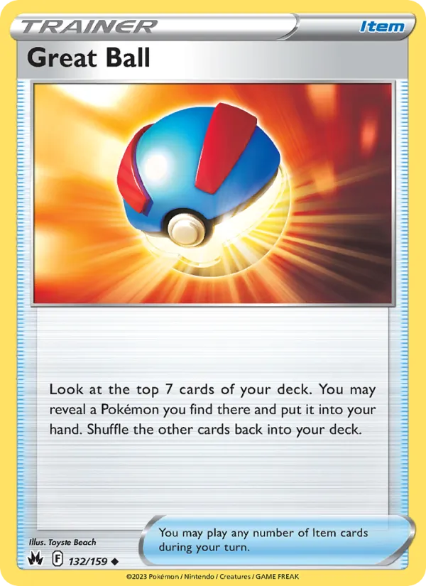 Great Ball #132 – Crown Zenith card