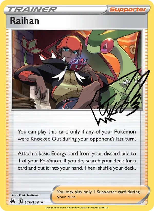 Raihan #140 – Crown Zenith card