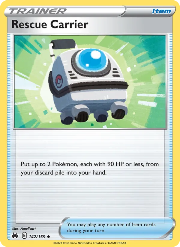 Rescue Carrier #142 – Crown Zenith card