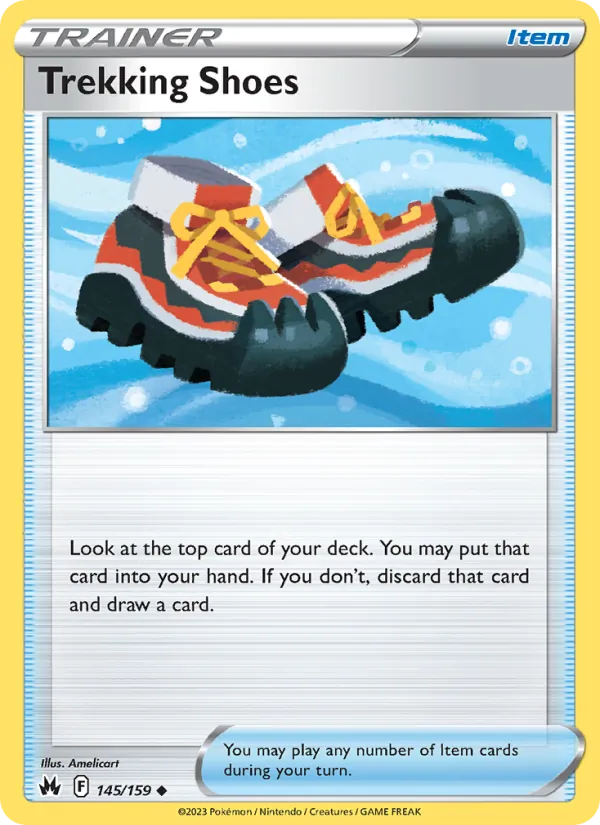 Trekking Shoes #145 – Crown Zenith card