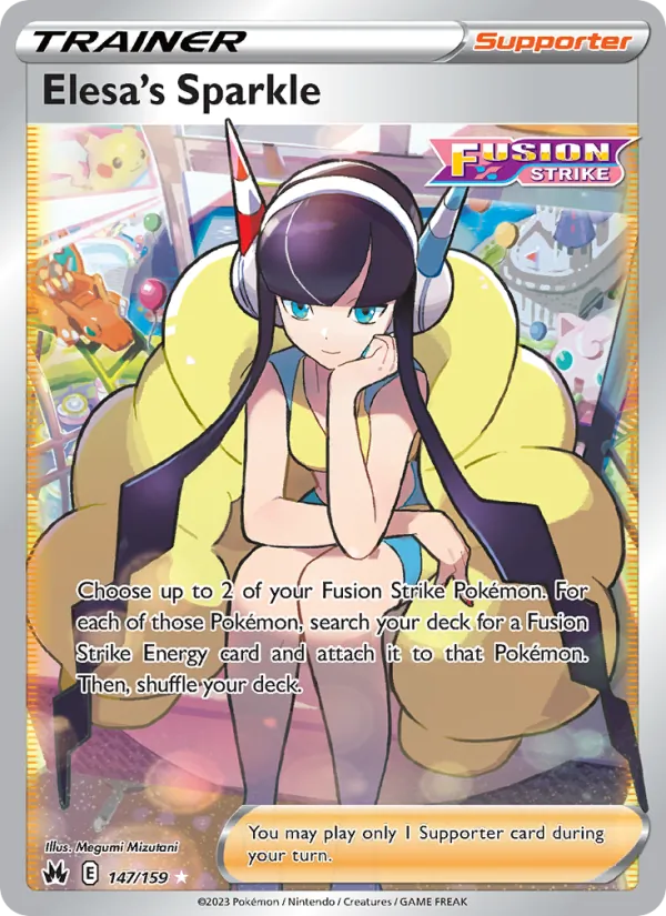 Elesa's Sparkle #147 – Crown Zenith card
