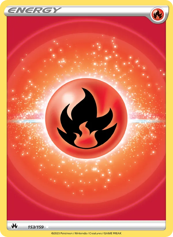 Fire Energy #153 – Crown Zenith card