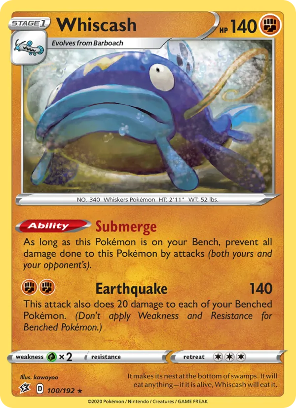 Whiscash #100 – Rebel Clash card