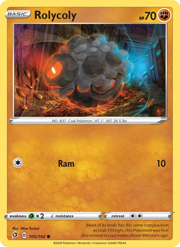 Rolycoly #105 – Rebel Clash card