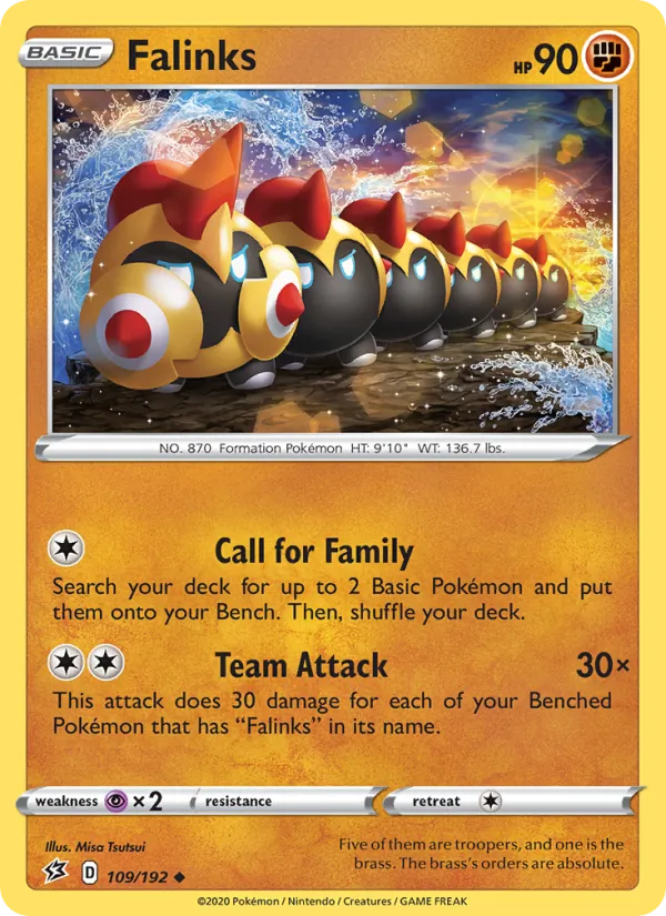 Falinks #109 – Rebel Clash card
