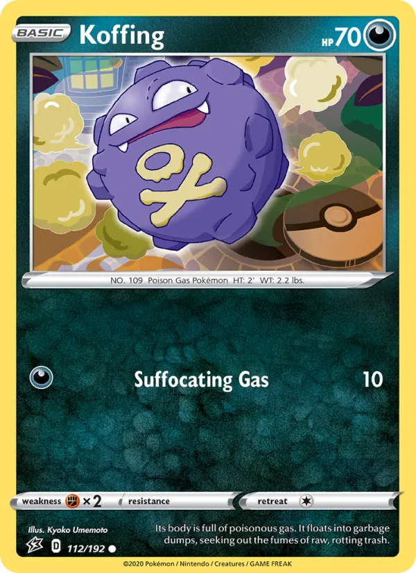Koffing #112 – Rebel Clash card