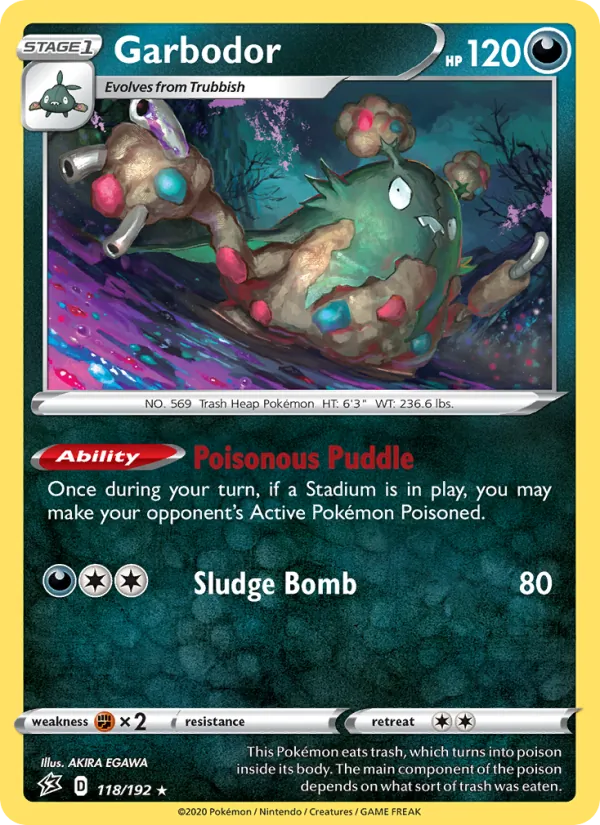 Garbodor #118 – Rebel Clash card