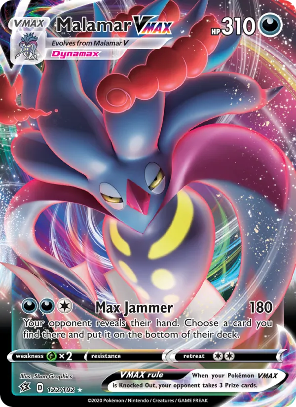 Malamar VMAX #122 – Rebel Clash card