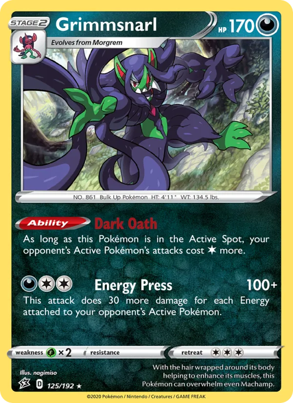 Grimmsnarl #125 – Rebel Clash card