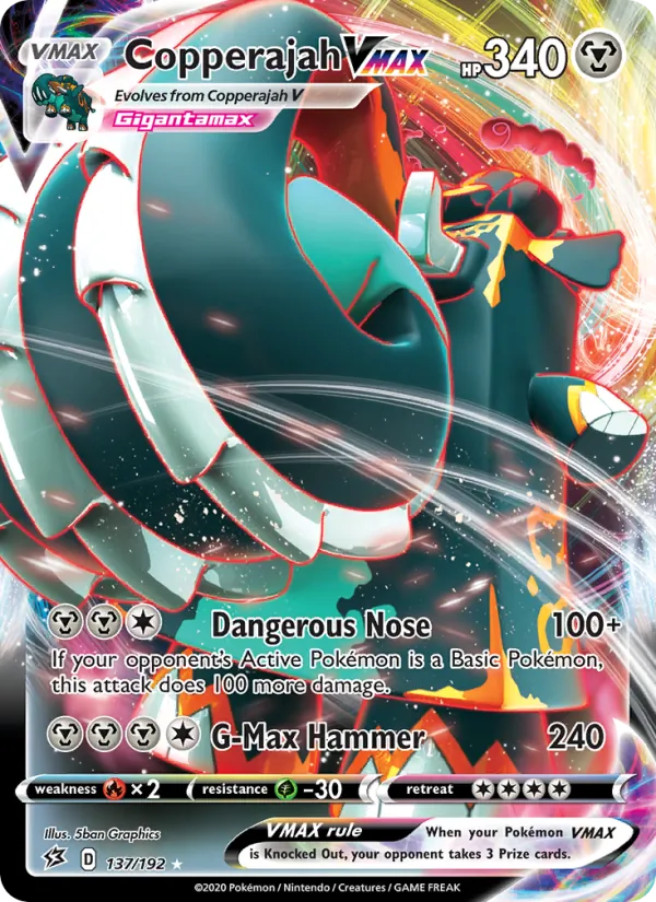Copperajah VMAX #137 – Rebel Clash card