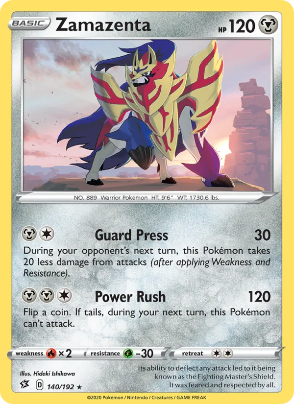 Zamazenta #140 – Rebel Clash card