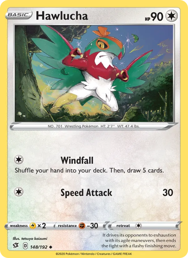 Hawlucha #148 – Rebel Clash card